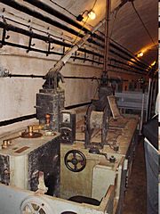 Lokomotive für Munitionszug (wird heute für Touristenfahrten benützt)