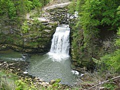 So haben wir den Wasserfall nicht gesehen (Foto aus Wikipedia, zur freien Verfügung freigegeben)